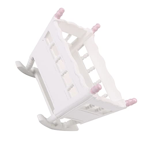 HOODANCOS Mini Puppenhaus Möbel Miniatur Puppenbett Puppenhaus Zubehör Rosa für Kinderzimmer Dekoration Langlebig Realistisch HOODANCOS Mini Puppenhaus Möbel Miniatur Puppenbett Puppenhaus Zubehör Rosa für Kinderzimmer Dekoration Langlebig Realistisch von HOODANCOS