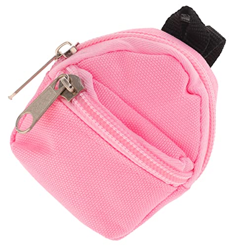 HOODANCOS Mini Puppenrucksack aus Polyester Dekorative Schultasche für Puppen Rosa Mini Doll Ornament für Puppenhaus und Kostümwechsel Praktisch und Tragbar für Sammler HOODANCOS Mini Puppenrucksack aus Polyester Dekorative Schultasche für Puppen Rosa Mini Doll Ornament für Puppenhaus und Kostümwechsel Praktisch und Tragbar für Sammler von HOODANCOS