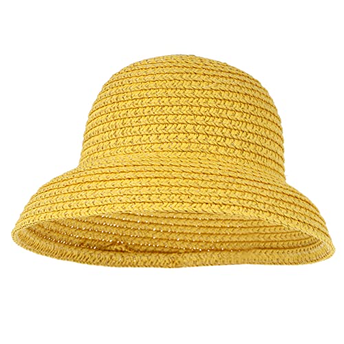 HOODANCOS Mini Strohhut für Puppen Handgefertigte Deko Hüte aus Natürlichem Stroh für DIY Bastelprojekte Puppenhaus Dekoration und Kreative Kostüme von HOODANCOS