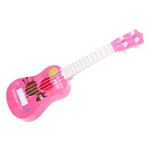 HOODANCOS Mini Ukulele Musikinstrument Lernspielzeug mit Buntem Cartoon Design Leicht und Tragbar für Frühe Musikalische und Kreatives Drinnen und Draußen von HOODANCOS