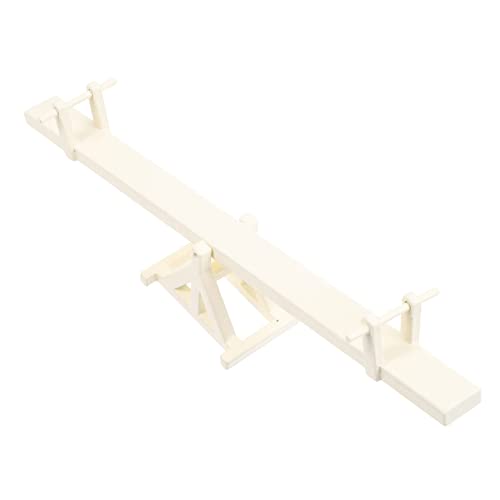 HOODANCOS Mini Wippe Modell Dekoratives Miniaturmöbel für Puppenhäuser Beige Hochwertige Handwerkskunst für Sammler Verschönerung von Kinderzimmern HOODANCOS Mini Wippe Modell Dekoratives Miniaturmöbel für Puppenhäuser Beige Hochwertige Handwerkskunst für Sammler Verschönerung von Kinderzimmern von HOODANCOS
