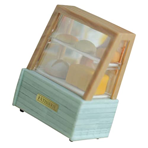 HOODANCOS Miniatur Brot Schrank Modell für Puppenhaus mit Zubehör für Küche Wohnzimmer und Schlafzimmer Detailgetreu und Leicht Perfektes DIY Zubehör für Miniaturen von HOODANCOS