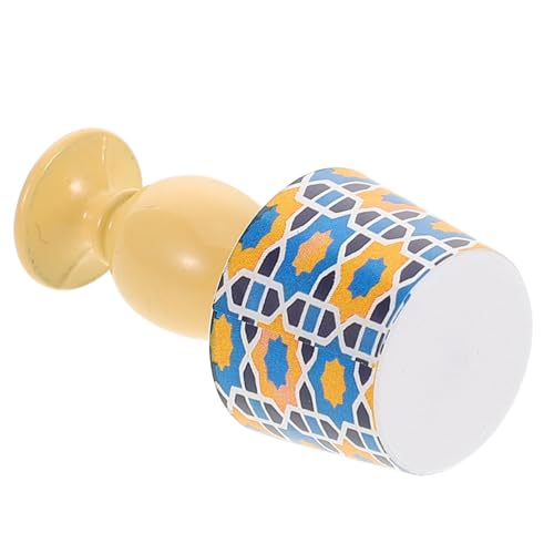 HOODANCOS Miniaturisierte Tischlampe im Mediterranen Stil Vintage Blütenmuster Dekoratives Zubehör für Puppenhaus und Schreibtisch für Miniaturstudienräume HOODANCOS Miniaturisierte Tischlampe im Mediterranen Stil Vintage Blütenmuster Dekoratives Zubehör für Puppenhaus und Schreibtisch für Miniaturstudienräume von HOODANCOS