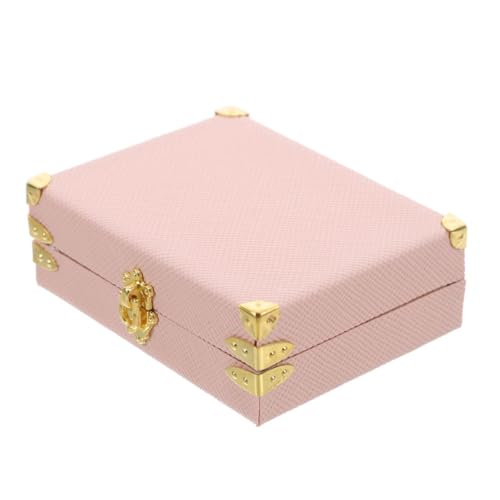 HOODANCOS Miniaturspeicherbox Spielzeugkoffer Vintage-Koffer- Mini-Gepäck-Puppenhaus Vintage Puppenhausmöbel Dollhouse Schlafzimmermöbel Mini-Koffer- altes Puppenhaus Holz Rosa HOODANCOS Miniaturspeicherbox Spielzeugkoffer Vintage-Koffer- Mini-Gepäck-Puppenhaus Vintage Puppenhausmöbel Dollhouse Schlafzimmermöbel Mini-Koffer- altes Puppenhaus Holz Rosa von HOODANCOS