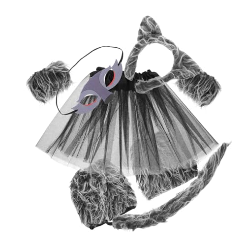 HOODANCOS Party Requisiten Stirnband Tier Anzieh Accessoire Wolfsohren Handschuhe Und Masken Wolfskostüm Für Halloween Kostüm Accessoire Für Wolfskostüm Für Polyester HOODANCOS Party Requisiten Stirnband Tier Anzieh Accessoire Wolfsohren Handschuhe Und Masken Wolfskostüm Für Halloween Kostüm Accessoire Für Wolfskostüm Für Polyester von HOODANCOS