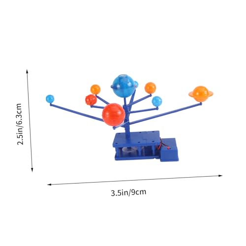 HOODANCOS Planetariumsmodell für Solar System Lernspielzeug Rotierend Planeten DIY ohne Batterien Pädagogisch und Dekorativ Geeignet für Junge und Mädchen Zufällige Farbe Zufällige Farbe von HOODANCOS