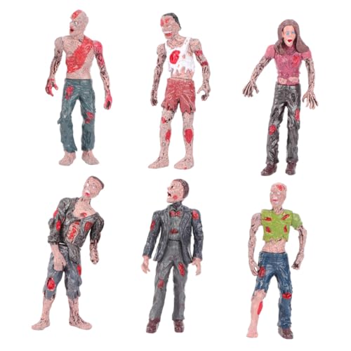 HOODANCOS Plastik Zombie Figuren Realistische Bewegliche Horror Puppen für Halloween Deko Event Bühnenauftritt Sammler von HOODANCOS