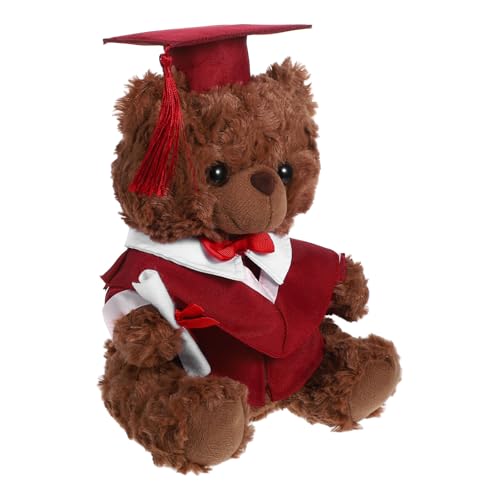 HOODANCOS Plüschbär im Outfit für Süßes Kuscheltier zur Graduation für Abschlussfeiern Weiches und Angenehmes Material Perfektes für Schulabschlüsse von HOODANCOS