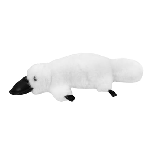 HOODANCOS Plüschtierpuppe Kuscheltiere Lustige Plüschtiere Entenschnabeltier Vogel Kuscheltier Kleines Kuscheltier Heimkino Kleinkindspielzeug Niedliche Tierplüschtiere Acryl Weiß von HOODANCOS