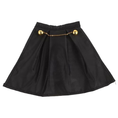 HOODANCOS Puppen Zubehör Umhang für DIY Puppenbekleidung Wiederverwendbare Figur Accessoire mit Praktischer Schnalle Vielseitiger Schwarzer Cloak für Kreative Spielmöglichkeiten und Spaß von HOODANCOS