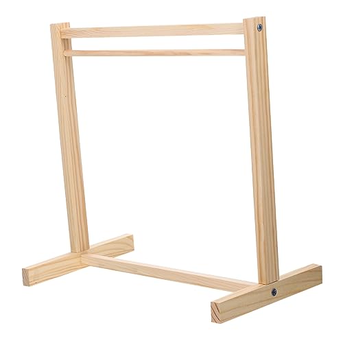 HOODANCOS Puppenbekleidungshalter aus Holz Kleiderbügel für Puppen Praktischer Organizer für Puppenkleider und Zubehör zur Aufbewahrung im Kinderzimmer HOODANCOS Puppenbekleidungshalter aus Holz Kleiderbügel für Puppen Praktischer Organizer für Puppenkleider und Zubehör zur Aufbewahrung im Kinderzimmer von HOODANCOS