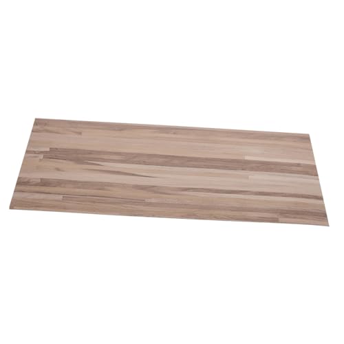 HOODANCOS Puppenhaus Bodenbelag Selbstklebende Holztextur Bodenbretter für Puppenhäuser DIY Material Vielseitige Anwendung für Miniaturprojekte von HOODANCOS
