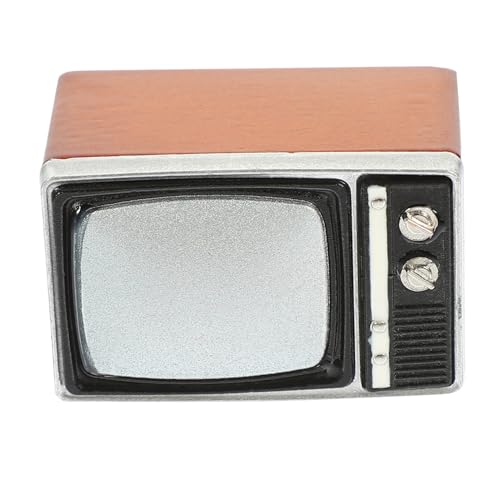 HOODANCOS Puppenhaus Fernseher Modell Retro Wohnzimmer Dekoration für DIY Puppenhaus Möbel und Fotografie Requisiten von HOODANCOS