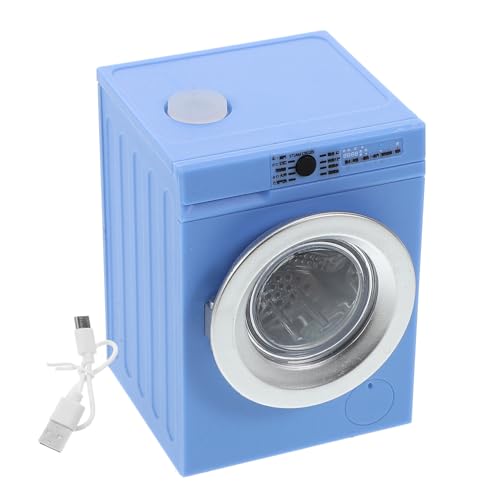 HOODANCOS Puppenhaus Interaktive Waschmaschine mit Wiederaufladbarem Design und Realistischem Aussehen für Kreatives von HOODANCOS