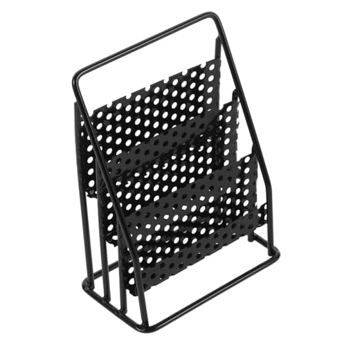 HOODANCOS Puppenhaus Möbel Miniaturregal Robust Bruchsicher Vielseitig Einsetzbar Realistisch Gestaltetes Mini Bücherregal für Puppenstube Dekor von HOODANCOS