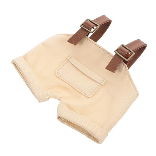 HOODANCOS Puppenoveralls Kleidung Für Baumwollpuppen Kleidung Für Stofftiere Puppenkleidung Anzieh Accessoires Puppen Anzieh Outfits Kleidung Für Anziehpuppen Polyester Beige von HOODANCOS