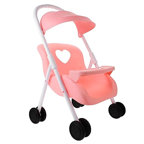 HOODANCOS Puppenwagen Zubehör Dekorativer Puppenbuggy aus Leichtem Langlebig für Puppenhäuser Lotosrosa für Realistische Spielwelten HOODANCOS Puppenwagen Zubehör Dekorativer Puppenbuggy aus Leichtem Langlebig für Puppenhäuser Lotosrosa für Realistische Spielwelten von HOODANCOS