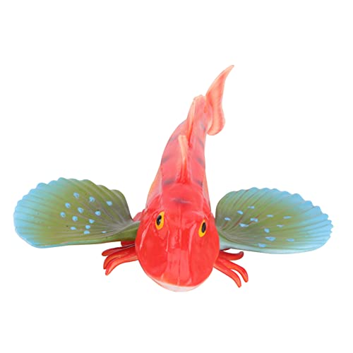 HOODANCOS Realistische Fischfigur Dekorative Meerestiere für Aquarien Kreative Spielzeuge und Detailgetreue Nachbildung für Deko von HOODANCOS