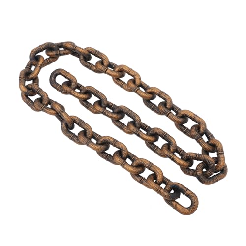 HOODANCOS Realistische Halloween dekokette für Hunde Leichte Flexible Kunststoff hundekette in Mittelgroßer Antiker Kupferoptik Unterhaltsame Haustierdekoration für Halloween und HOODANCOS Realistische Halloween dekokette für Hunde Leichte Flexible Kunststoff hundekette in Mittelgroßer Antiker Kupferoptik Unterhaltsame Haustierdekoration für Halloween und von HOODANCOS