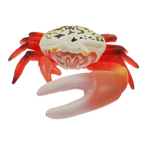 HOODANCOS Realistisches Krabbenmodell aus Pädagogisches Simulationsspielzeug Detailgetreue Nachbildung als Meeres tierfigur Dekoratives Lernspielzeug von HOODANCOS
