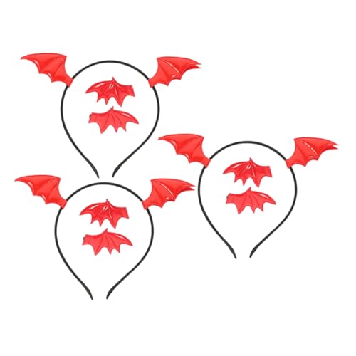 HOODANCOS Set Fledermausflügel Stirnband Haarschmuck Stirnbänder Kopfbedeckung Head Bopper Halloween Haarreif Für Frauen Festliches Halloween Partyzubehör HOODANCOS Set Fledermausflügel Stirnband Haarschmuck Stirnbänder Kopfbedeckung Head Bopper Halloween Haarreif Für Frauen Festliches Halloween Partyzubehör von HOODANCOS