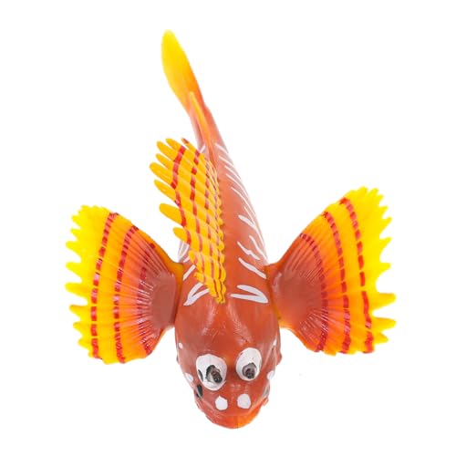 HOODANCOS Simulation Fischmodell Realistische Löwenfischfigur für Bildungsmodell Kognitiven Entwicklung und Kreativen Vorstellungskraft für Garten und Schlafzimmerdekoration von HOODANCOS