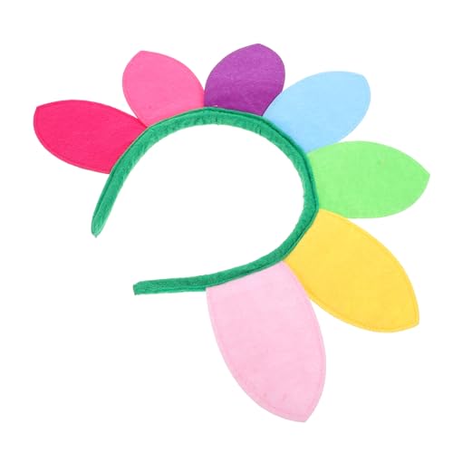 HOODANCOS Sonnenblumen Stirnband mit Großen Blütenblättern Lustiges Haaraccessoire für Geburtstagsfeiern Hochzeiten Festivals und Fotoshootings Geeignet für Verschiedene Frisuren und von HOODANCOS