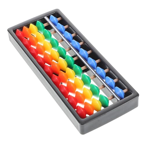 HOODANCOS Stufiger Bunter Plastik mit Perlen pro Reihe Tragbares Rechenhilfsmittel für Schüler Fördert Mentale Arithmetik und Vielseitiges Mathematiktraining für Klassenzimmer HOODANCOS Stufiger Bunter Plastik mit Perlen pro Reihe Tragbares Rechenhilfsmittel für Schüler Fördert Mentale Arithmetik und Vielseitiges Mathematiktraining für Klassenzimmer von HOODANCOS