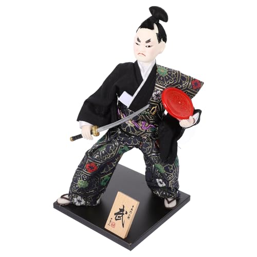 HOODANCOS Traditionelle Samurai Statue Japanische Figurine für Schreibtischdekoration Hochwertiges Handwerk für Wohnräume und Lebendige Farben und Kreative Gestaltung HOODANCOS Traditionelle Samurai Statue Japanische Figurine für Schreibtischdekoration Hochwertiges Handwerk für Wohnräume und Lebendige Farben und Kreative Gestaltung von HOODANCOS