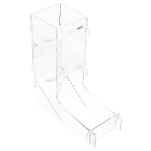 HOODANCOS Tragbarer Klarer Acryl Würfelturm mit Tablett für Tischspiel Boardgames Robust Leicht und Transparent für Reise und Faire Würfe HOODANCOS Tragbarer Klarer Acryl Würfelturm mit Tablett für Tischspiel Boardgames Robust Leicht und Transparent für Reise und Faire Würfe von HOODANCOS