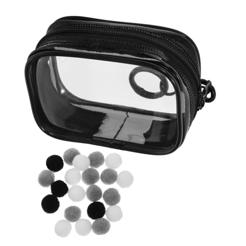 HOODANCOS Transparente PVC Aufbewahrungstasche mit Schlüsselanhänger für Puppen und Mini Figuren Kratzfestes Sammel Display Leicht zu Reinigen für Puppenständer und Sammler von HOODANCOS