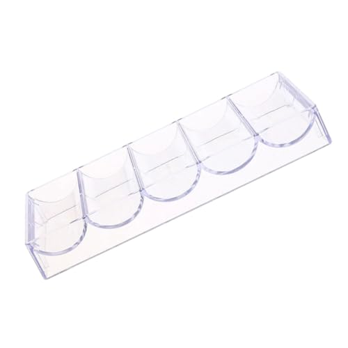 HOODANCOS Transparenter Poker Chips Organizer Behälter mit Fächern Kompakter Aufbewahrungsbehälter für Spielchips Kleine Aufbewahrungsbox für Sortiert und Schützt Chips ohne Deckel HOODANCOS Transparenter Poker Chips Organizer Behälter mit Fächern Kompakter Aufbewahrungsbehälter für Spielchips Kleine Aufbewahrungsbox für Sortiert und Schützt Chips ohne Deckel von HOODANCOS