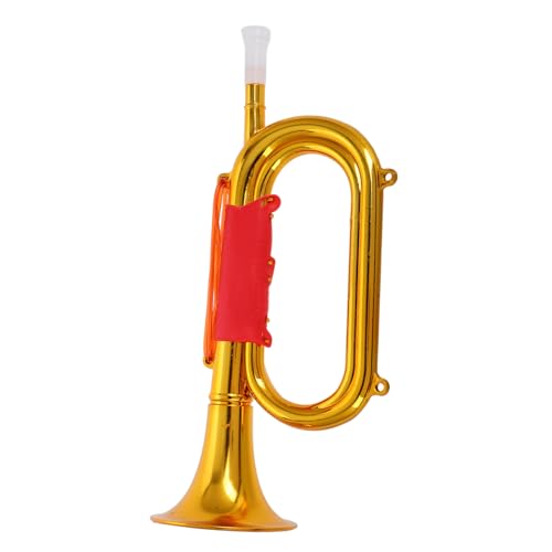 HOODANCOS Trompete für Goldene Bühne Prop für Musikevents Einfach zu Bedienen Fördert Musikalisches Interesse Lerninstrument für Kleine Musiker HOODANCOS Trompete für Goldene Bühne Prop für Musikevents Einfach zu Bedienen Fördert Musikalisches Interesse Lerninstrument für Kleine Musiker von HOODANCOS