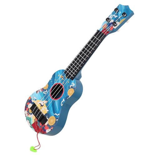 HOODANCOS Ukulele Musikinstrument für Kleinkinder Gitarre mit Saiten Lernspielzeug für Jungen und Mädchen zur Musikalischer HOODANCOS Ukulele Musikinstrument für Kleinkinder Gitarre mit Saiten Lernspielzeug für Jungen und Mädchen zur Musikalischer von HOODANCOS