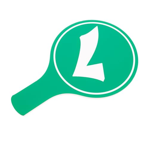 HOODANCOS Voting Paddle für Klassenzimmer und Veranstaltungen Doppelseitige Wiederverwendbare Abstimmungstafel aus Robustem Kunststoff Leicht und Handlich für Lehrer und Event Organisatoren von HOODANCOS