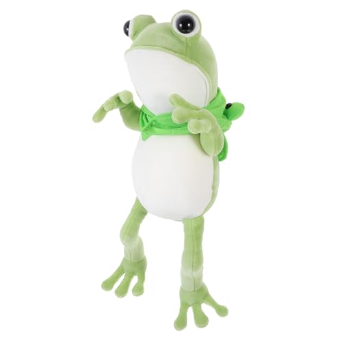 HOODANCOS Weiches Frosch Plüschtier Süßes Frosch Stofftier für Heimdekoration Babyspielzeug und Kreative Foto Requisite Kawaii Kuscheltier aus Plüsch HOODANCOS Weiches Frosch Plüschtier Süßes Frosch Stofftier für Heimdekoration Babyspielzeug und Kreative Foto Requisite Kawaii Kuscheltier aus Plüsch von HOODANCOS