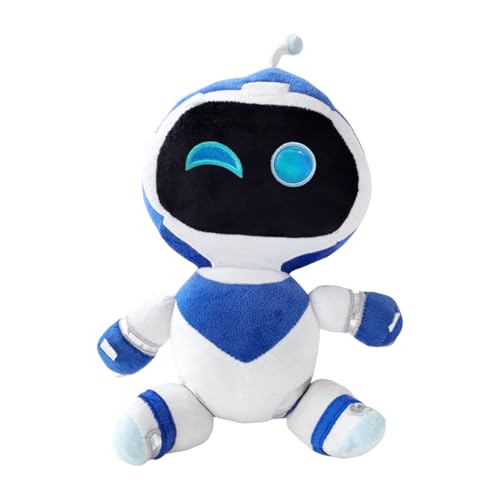 HOOKTA AstroBot Kuscheltier Plüschtier Robot Kuscheltier Flauschig Süße Kuscheltiere Soft Cuddly FriendsStofftier zum Kuscheln und Spielen für Kinder Jungen Mädchen,37CM (Blinzelnde Augen) von HOOKTA