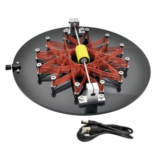 Elektromagnetischer Spulenmotor mit schneller Geschwindigkeit und Acrylbasis für innovative Kinetik-Energie-Experimente von HOOLRZI