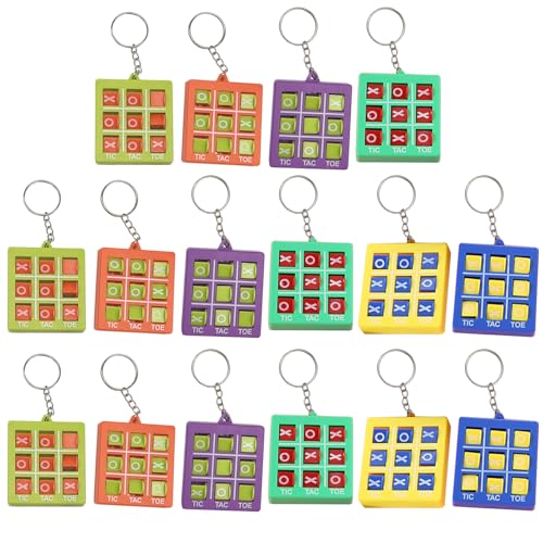 HOOLRZI 16 x Puzzle-Spiel-Schlüsselhalter für Schultasche, Dekoration, Kunststoff, Schlüsselanhänger, Anhänger, bunte Schlüsselanhänger, Taschenzubehör HOOLRZI 16 x Puzzle-Spiel-Schlüsselhalter für Schultasche, Dekoration, Kunststoff, Schlüsselanhänger, Anhänger, bunte Schlüsselanhänger, Taschenzubehör von HOOLRZI