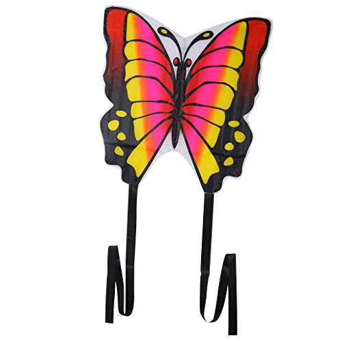 HOOLRZI 35 Zoll Für Schmetterling Outdoor Spielzeug Sport Geschenk Für Kinder Kinder Mit Schnur 3D von HOOLRZI