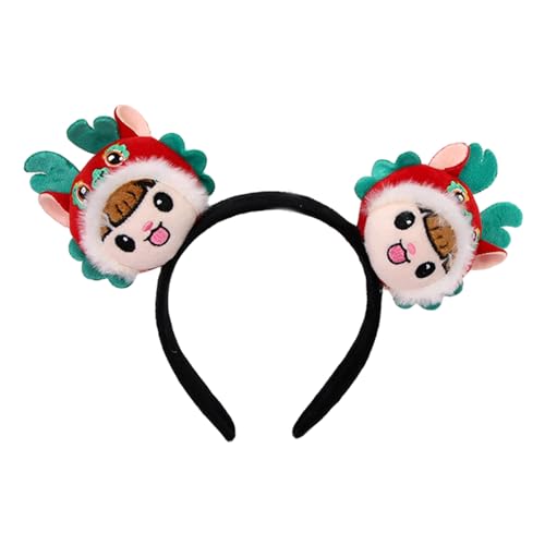 HOOLRZI Chinesischer Drachen-Stirnband, Plüsch, Loong, Kinder-Haarreif, Kostümzubehör, Plüschdrachen-Haarband für chinesisches Neujahr HOOLRZI Chinesischer Drachen-Stirnband, Plüsch, Loong, Kinder-Haarreif, Kostümzubehör, Plüschdrachen-Haarband für chinesisches Neujahr von HOOLRZI