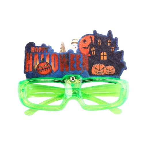 HOOLRZI LED-Leuchte Brille, beleuchtete Brille für Bühnenauftritte, bequeme Kunststoffbrillen, Halloween-Dekoration HOOLRZI LED-Leuchte Brille, beleuchtete Brille für Bühnenauftritte, bequeme Kunststoffbrillen, Halloween-Dekoration von HOOLRZI