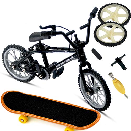 HOOLRZI Legierung Finger Fahrrad Sport Griffbrett Für Kreative Spiel Skateboar Tiny Toys von HOOLRZI