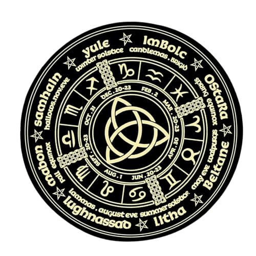 HOOLRZI Sternbilder, Astrologie-Pendelmatte, Taroten, rutschfeste Gummimatte, Altare, Tarots, Karten-Pad für Party, Brettspiel HOOLRZI Sternbilder, Astrologie-Pendelmatte, Taroten, rutschfeste Gummimatte, Altare, Tarots, Karten-Pad für Party, Brettspiel von HOOLRZI
