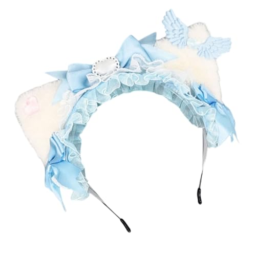 HOOLRZI Stylischer Kätzchen-Kopfschmuck, Bälle, Geburtstag, Haarbänder, lustige Kopfbedeckung, Halloween-Schleifen, bezaubernde Haar-Kopfbedeckung HOOLRZI Stylischer Kätzchen-Kopfschmuck, Bälle, Geburtstag, Haarbänder, lustige Kopfbedeckung, Halloween-Schleifen, bezaubernde Haar-Kopfbedeckung von HOOLRZI