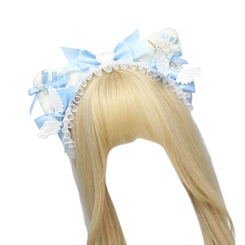 HOOLRZI Stylischer Kätzchen-Kopfschmuck, Bälle, Geburtstag, Haarbänder, lustige Kopfbedeckung, Halloween-Schleifen, bezaubernde Haar-Kopfbedeckung HOOLRZI Stylischer Kätzchen-Kopfschmuck, Bälle, Geburtstag, Haarbänder, lustige Kopfbedeckung, Halloween-Schleifen, bezaubernde Haar-Kopfbedeckung von HOOLRZI