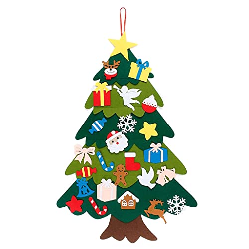 HOOLRZI Weihnachtsbäume Zubehör Dekoratives Spielzeug Für Kinder Und Erwachsene Trickspielzeug Mit Geschenkmuster Entlastet Den Druck Weihnachtsfilz Baumschmuck von HOOLRZI
