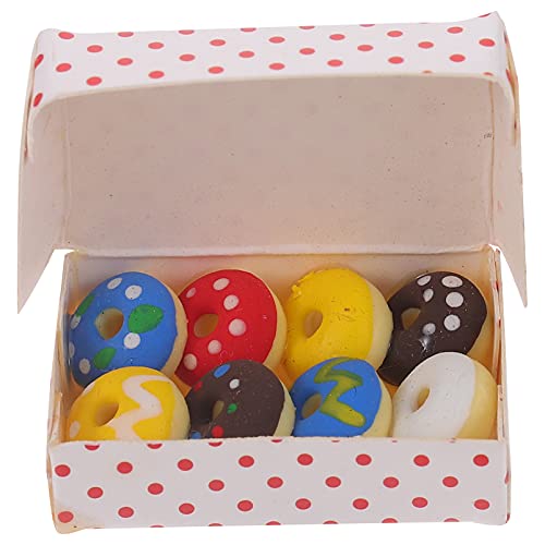 HOOTNEE 1 Box Mini DIY Ornament Lustige Dessert Donut Decor Harz Handwerk von HOOTNEE