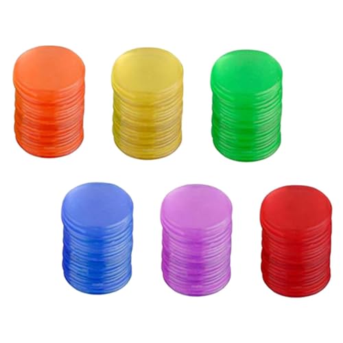 HOOTNEE 1 Packung Bingo-zählchips Transparent Kleine Zählchips Für Spiele Und Mathelernen HOOTNEE 1 Packung Bingo-zählchips Transparent Kleine Zählchips Für Spiele Und Mathelernen von HOOTNEE