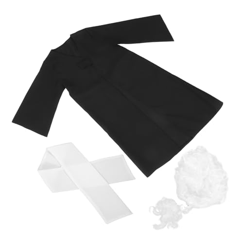 HOOTNEE 1 Satz Anwaltsuniform-perückenset Glocke Schlüsselanhänger Neonbrille Trick Runden Patrouillieren Pflicht Fonds Jungen Kostüme Einfacher Schlüsselanhänger Black Polyester HOOTNEE 1 Satz Anwaltsuniform-perückenset Glocke Schlüsselanhänger Neonbrille Trick Runden Patrouillieren Pflicht Fonds Jungen Kostüme Einfacher Schlüsselanhänger Black Polyester von HOOTNEE